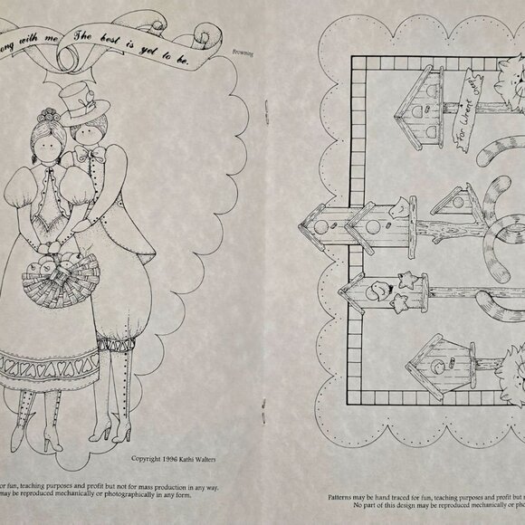 Pipsqueaks VIII Folk Art Instruction Painting Booklet By Kathy Walters 1996 - Picture 5 of 8